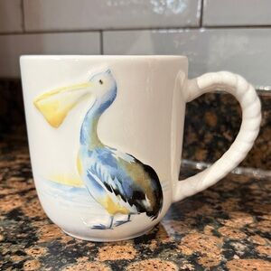 Pier 1 Pelican Design Mug